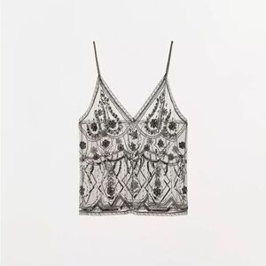 Zara semi sheer top size XS